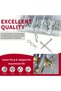 120pcs 120pcs Cotter Pins Assortment Kit, Zinc Plated Steel Cotter Pin Hair Pin Hitch Pin Cotter Fas - 4
