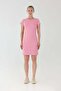 Striped Crew Neck Dress - 6