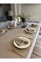 Royal Linen Textured Tablecloth Beige (Napkins Not Included) - 5