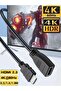 1.5m Nickel plated black HDMI Extension Cable 4K 60Hz HDR HDMI 2.0 Cable HDMI 2.0 Male to Female Ext - 8