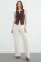 Basic Double Zipper Blouse - 3