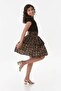 Leopard Patterned Ruffled Girl's Skirt - 3