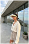 Uv Protection for Summer Beach, for Women, Wide Brim Visor Roll Sun Hat