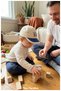 Summer Length Full Protection, Extra Elegance! 100% Cotton Hat for Little Boys (0-18 Months) (Size 43-46 cm) - 6
