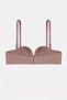 Lotus Lazer Seamless Underwire-Free Push up Bra - Bronze Brown - 2818 - 2