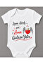 Being a Mom Is Hard but the Smile Is Enough Written Baby Bodysuit with Snap Fasteners