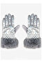 Touchscreen, Windproof Fleece Inside Fabric Snowboard Women Gloves - 6