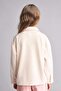 Regular Fit Gabardine Long Sleeve Ecru Shirt Girls H8880A826Au - 5