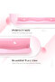 Pink Nail Polish Wall Rack: 6 Pack 15 Inch Light Pink Acrylic Nail Polish Organizer for 48-66 Bottle - 6
