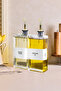 Glass Oil Bottle Vinegar Bottle Kitchen Bottle Set Leak-Proof Stainless Lid 750 ml X 2 Pieces - 5