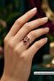 Chic and Modern Design with Cherry Motif Minimal Adjustable Women's Ring - 2