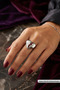 Broken Heart Stylish and Modern Design Minimal Adjustable Women's Ring - 2