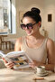 Women's uv400 butterfly silver accessory sunglasses 23066 c2 gradient - 3
