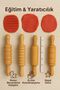 Wooden 5-Piece Roller Set – Natural Hornbeam, Child-Friendly, Suitable for Play Dough and Food - 4