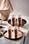 4-Piece Origami Glass Model - Borosilicate Cold Coffee Cocktail Soft Drink Cup 300 ml Gift Straw Set - 3