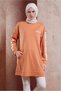 Eyelet Detailed Pocketed Tracksuit Tunic - 42854