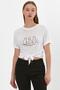 Printed Lace-Up T-Shirt (B22-24300)
