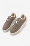 Women's Sneaker Lace-Up Thick Sole Sports Shoes Domen Mink Suede