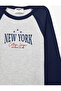 Printed Long Sleeve Crew Neck T-Shirt - 6