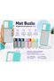 Samsung Galaxy A52 Case Camera Slider Matte Back Surface Colorful Frame Lens Cover - 6