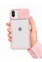 Apple iPhone XS Max 6.5 Compatible Case Camera Slider Matte Back Surface Colorful Frame Lens Cover