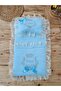 Blue Baby Boy 3-Piece Diaper Set - Padded Baby Bed & Diaper Cushion - 3