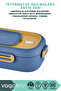 Bento 550ml Lunchbox New Collection Single Layer 2 Compartments Stainless Steel Lunch Box - 2