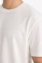 Ultra Soft 100% Cotton Regular Fit Basic T-Shirt E7961Ax26Sp - 4