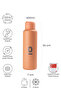 Stainless Steel Salmon Color Water Bottle 600 ml No:82