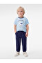 Cotton Print Detailed Crew Neck Short-Sleeve T-Shirt - 2