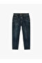 Normal Waist Cotton Tapered Fit Jean Pants with Pockets - Joe Jean - 5
