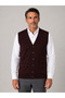 Men's Middle-Aged and Older Knitwear Knitted Acrylic Buttoned Winter Dad Vest 2050