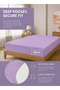 Stripe Reversible  Comforter Set- Ultra Soft  Microfiber Fabric, Soft Siliconized Fiber Filling - 4