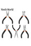 5 Piece 4.5inch Mini Electronic Pliers Diagonal Side Cutting Pliers Cable Wire Cutter Repair Prec... - 7