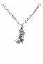Unisex Necklace with Cowboy Boot Figure – 60 cm Chain, Western Style Accessory