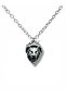 Lion King – Unisex Necklace with Crowned Lion Head Figure (60 cm Chain) - 2