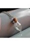 Dandelion Bell Transparent Bottle Glass Bulb Necklace - 2