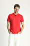 Slim Fit Slim Fit Embroidered Cotton Polo Collar T-Shirt