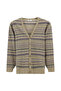 Patterned Wool Knitwear Cardigan - 2
