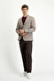 6 Drop Regular Fit Standard Cut Classic Patterned Jacket - 3