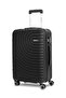 Lightweight Travel Luggage Trolley Set 3 Pcs ABS -Black - 2