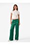 High Waist Wide Leg Palazzo Satin Trousers