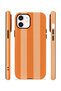 iPhone 11 Vorian Double Layer Case Orange Cream Stripe - 2