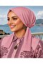 وشاح من قماش القطن المقاوم للانزلاق بلون وردي باهت - 2