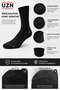 Men's Casual Socks Set of 6 – Breathable, Durable Heel, Soft Texture - 3