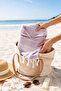 Women's Bathrobe Poncho Cotton Peshtamal Beach Towel - 4