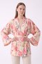 Floral Patterned Kimono Y0167 - Powder