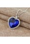 Blue Europe and The United States Fashion Trend of The Heart of The Ocean Blue Love Eternal Pendant - 4