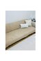 Non-Slip Sole Padded Velvet Sofa - Sofa Bed Cover 170x210 Beige - 3
