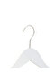 Wooden M001-Çb Bar-Shaped Shirt and Trouser Hanger White Color 30 Pieces - 4